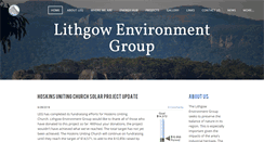 Desktop Screenshot of lithgowenvironment.org