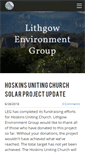 Mobile Screenshot of lithgowenvironment.org