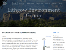 Tablet Screenshot of lithgowenvironment.org